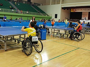 제11회 서산지장배 전국장애인탁구대회 참가