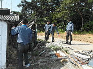 현대오일뱅크 대산공장 나눔터회원들의 자원봉사활동